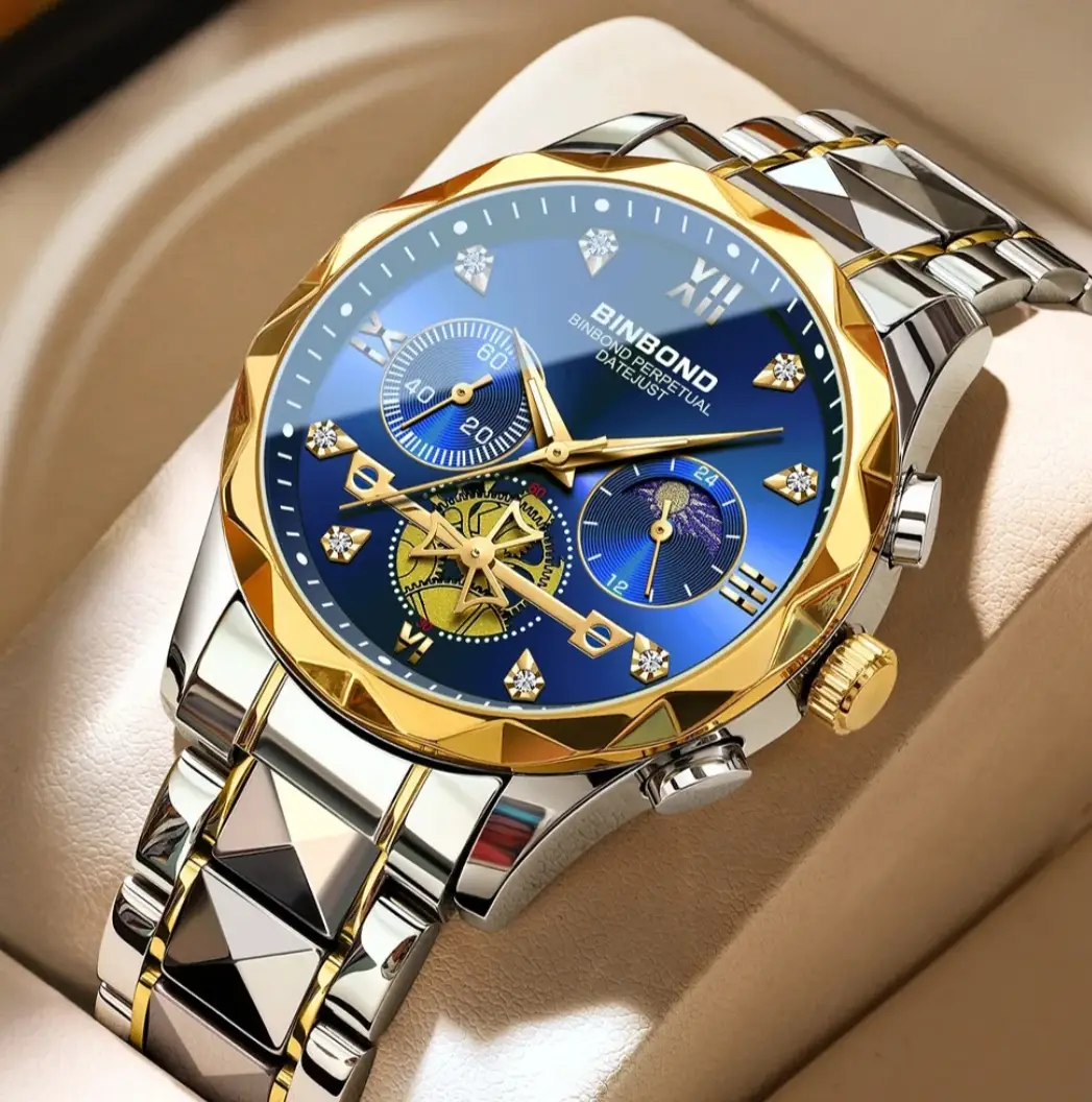 BINBOND B1236 Quartz Men’s Luxury Watches