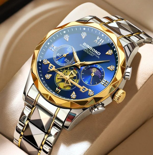 BINBOND B1236 Quartz Men’s Luxury Watches
